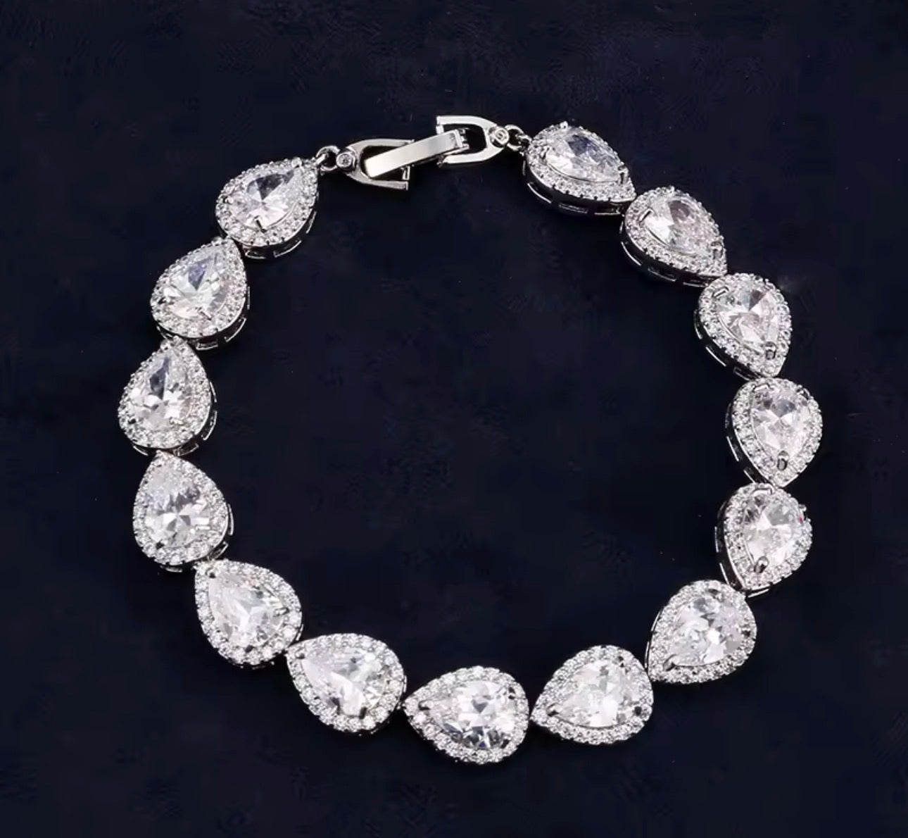 Diamond Teardrop Bracelet