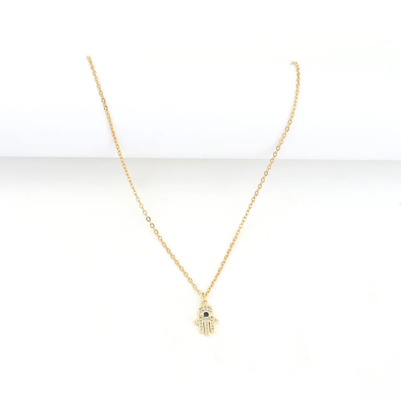 The Luminous Palm Necklace